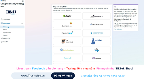 Livestream Facebook gắn giỏ hàng – Trải nghiệm mua sắm liền mạch như TikTok Shop!