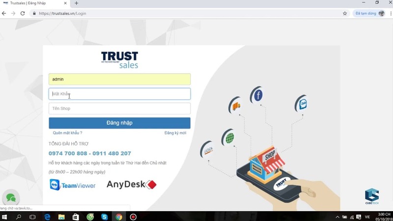 phần mềm quản lý bán hàng chuyên nghiệp - TrustSales