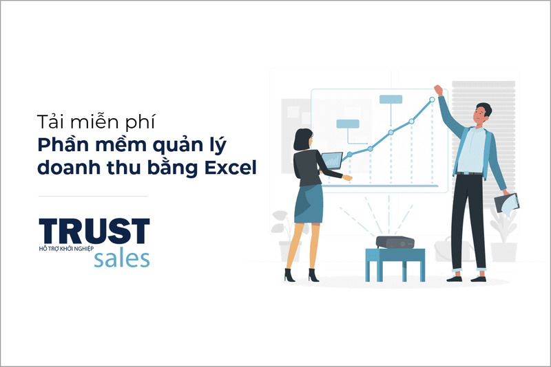 phần mềm quản lý doanh thu bằng excel - TrustSales