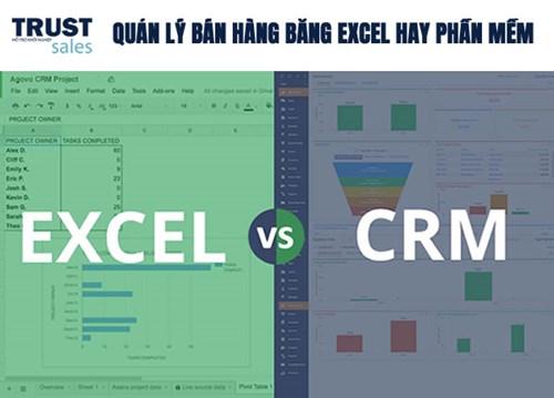 Sự khác nhau giữa quản lý bán hàng bằng Excel và phần mềm